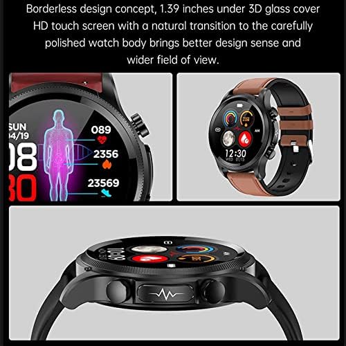 Insuision Geekran Smartwatch, שעון חכם אופנה Bluetooth, Geekran Blood Glucose Neating שעון חכם, Geekran Sud Sud Super Smart Watch, צג מעקב חמצן בדם | מונה צעד קלוריות
